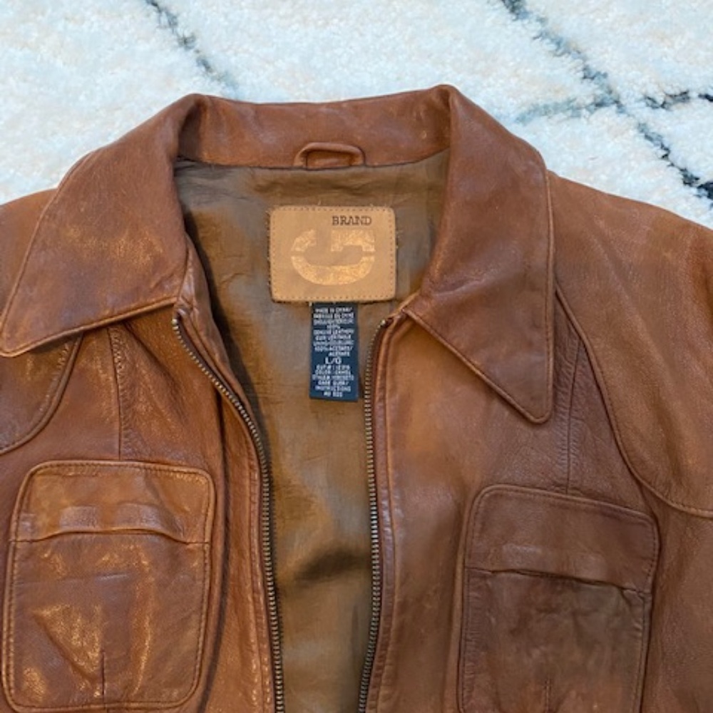Guess Leather Jacket - Picture 2 of 5